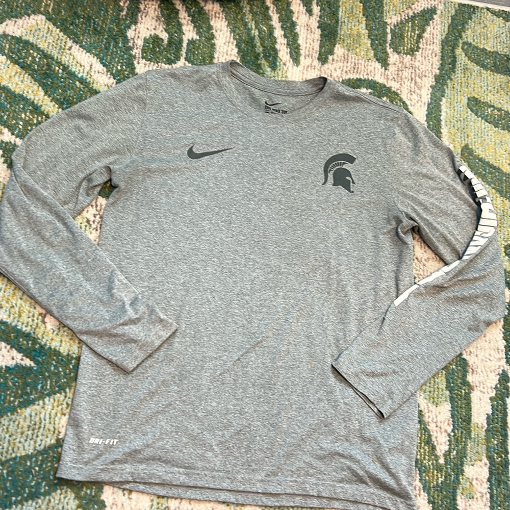 Men’s Nike Michigan State Spartans Long Sleeve Tee